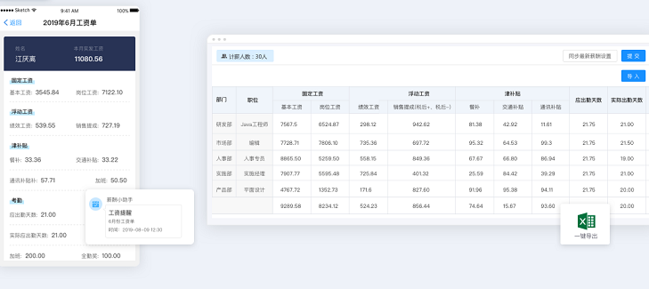 员工工资表格怎么制作？