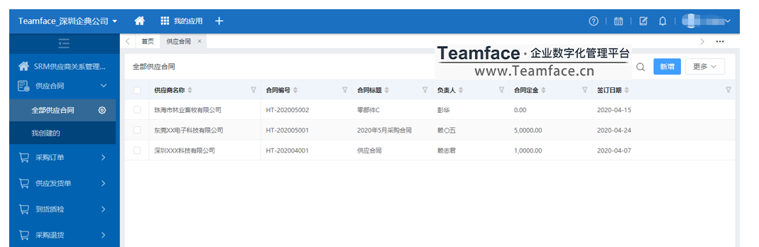 SRM供应商管理常见问题及解决，teamface-企典给你答案