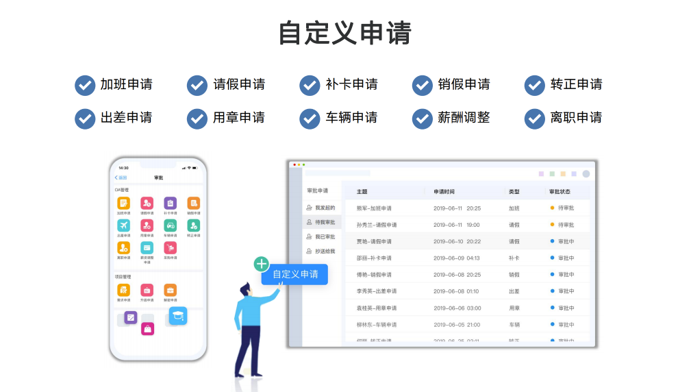 企业高效运营的秘密武器 — OA定制办公系统