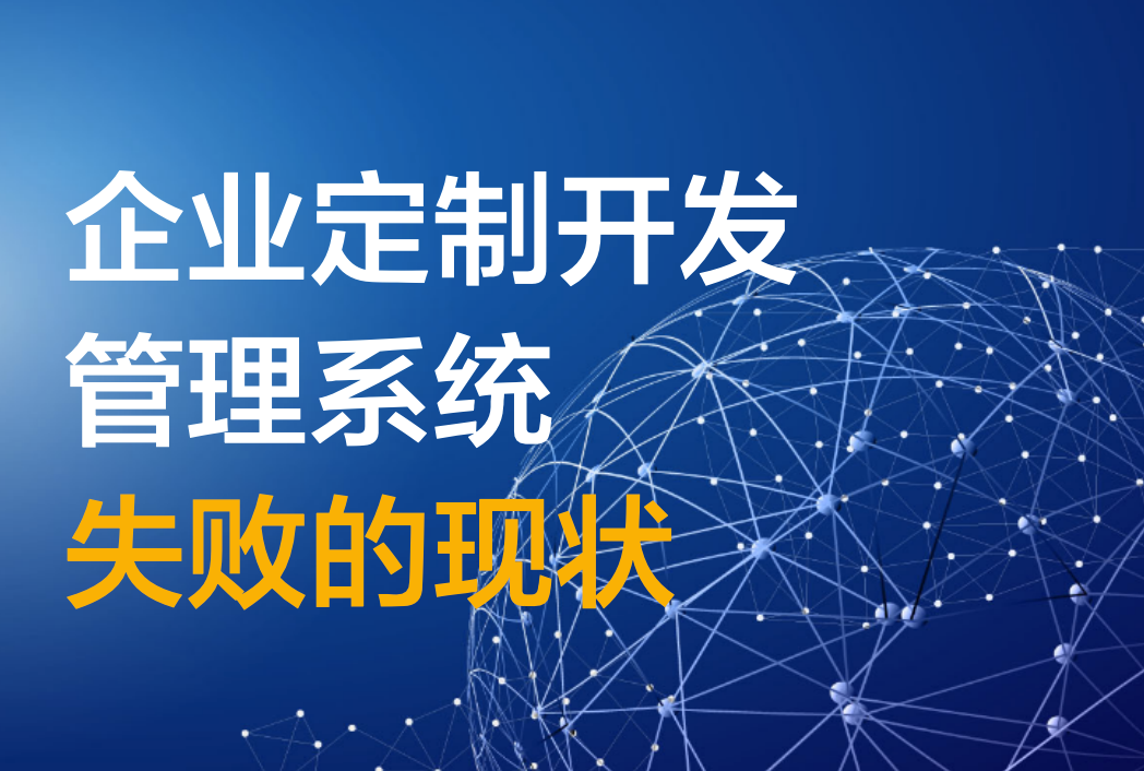 企业定制开发管理系统失败的现状