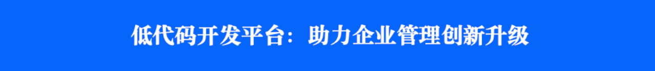低代码开发平台：企业创新发展新动力，十年经验洞察！