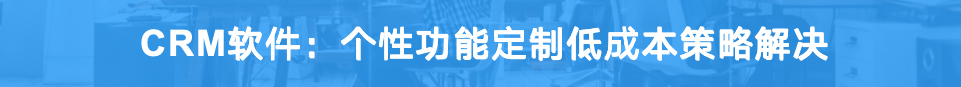 CRM软件：个性功能定制低成本策略解决
